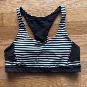 lululemon Top Speed Bra
Classic Stripe Mint Moment Black